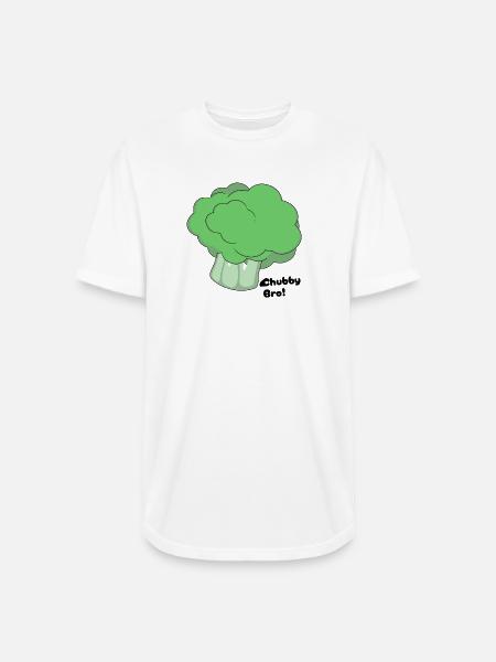 Chubby Bro - Long Body Men’s T-Shirt - white