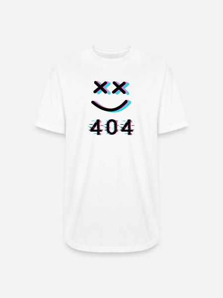404 Fashion Error - Long Body Men’s T-Shirt - white