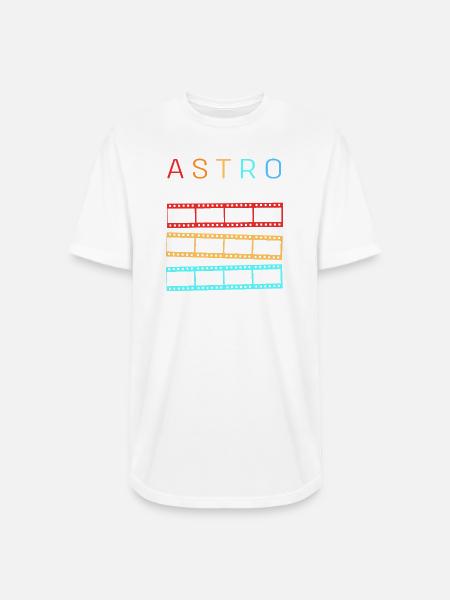 Astrophotography Telescope - Long Body Men’s T-Shirt - white