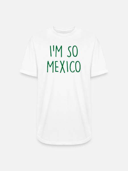 I'm so Mexico - Long Body Men’s T-Shirt - white