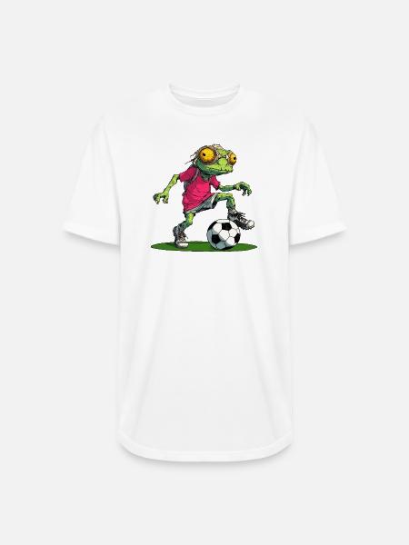 Chameleons Soccer - Long Body Men’s T-Shirt - white