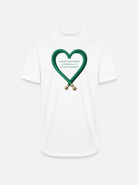 Hose Heart Humor - Long Body Men’s T-Shirt - white