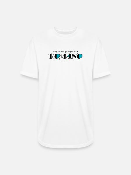Los pies de un romano - Long Body Men’s T-Shirt - white