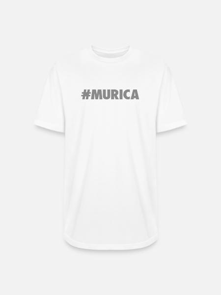 -Murica - Long Body Men’s T-Shirt - white