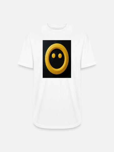 Unique art - Long Body Men’s T-Shirt - white