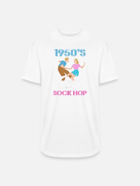 Sock Hop 1950s Dance Party - Long Body Men’s T-Shirt - white