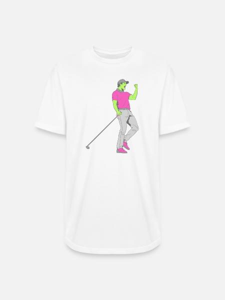 Weekend_Warrior_Golf - Long Body Men’s T-Shirt - white