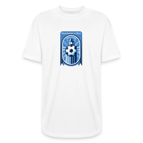Manchester is Blue Soccer City T Shirt, Apparel - Long Body Men’s T-Shirt