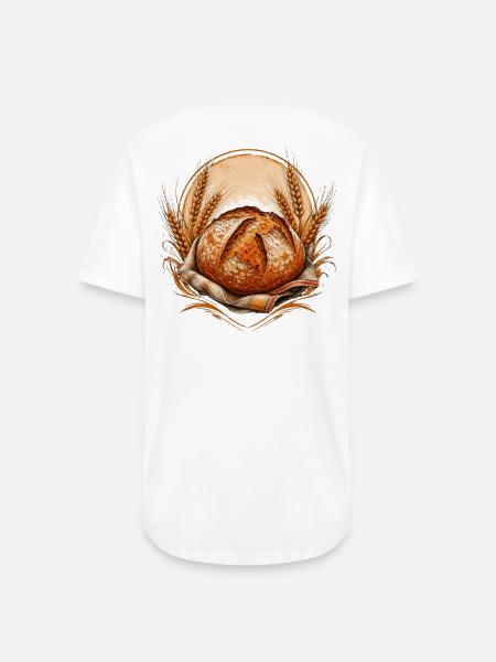 Artisan Sourdough Baker Rusti - Long Body Men’s T-Shirt - white