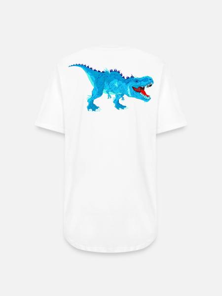 Icy Rex - Long Body Men’s T-Shirt - white
