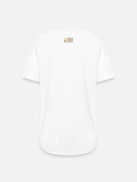 Nervy Brothers: Young and Free - Long Body Men’s T-Shirt - white