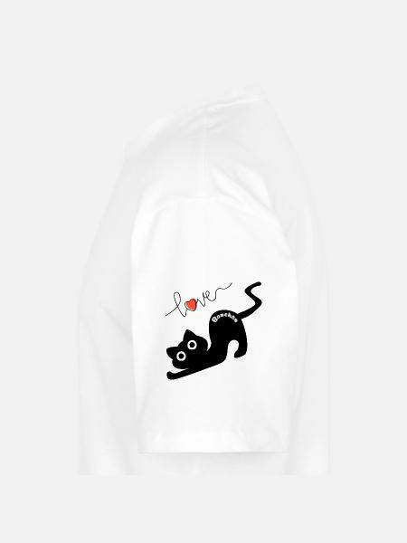 Bonchan Reaching for Love - Long Body Men’s T-Shirt - white