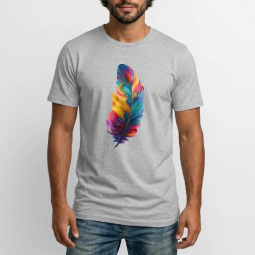 Spectrum Feather Flow - Long Body Men’s T-Shirt