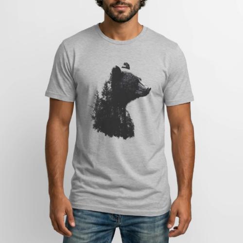 Forest Within the Bear - Long Body Men’s T-Shirt