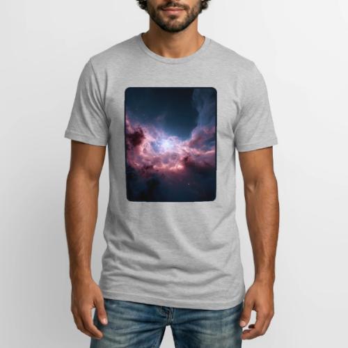 Radiant Cosmic Nebula Artwork - Long Body Men’s T-Shirt