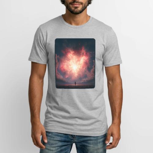 Supernova Sky Sci-Fi Artwork - Long Body Men’s T-Shirt
