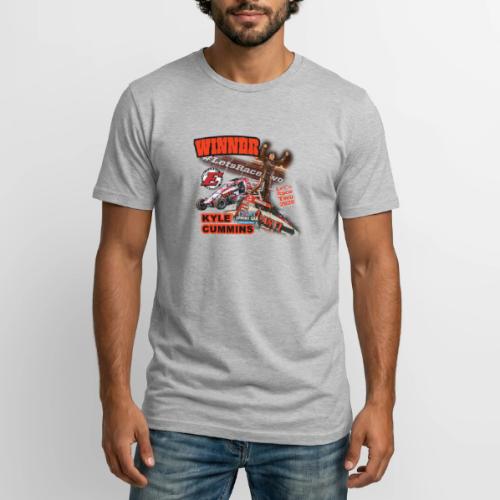 Kyle Cummins #LetsRaceTwo Winner - Long Body Men’s T-Shirt