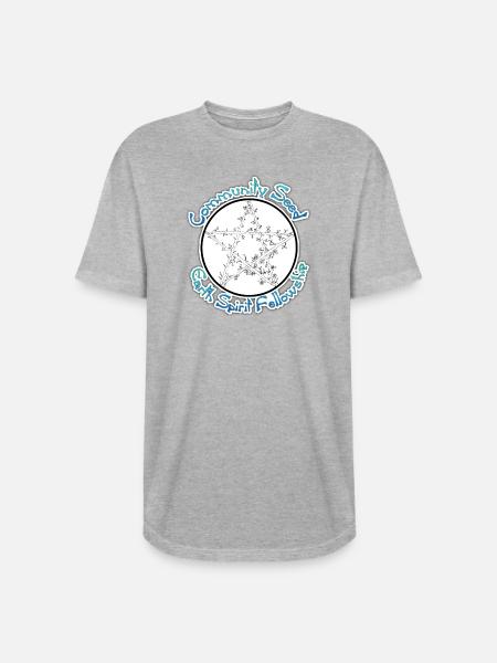 CS_Logo-HighQ-Transparent_Shadow - Long Body Men’s T-Shirt - heather gray