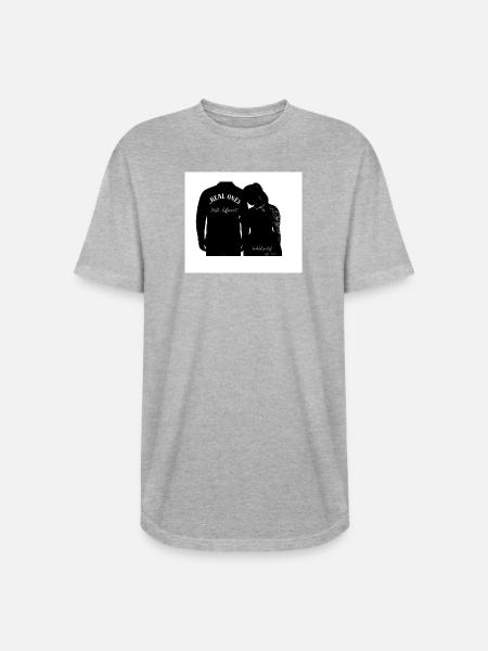 page 1 - Long Body Men’s T-Shirt - heather gray