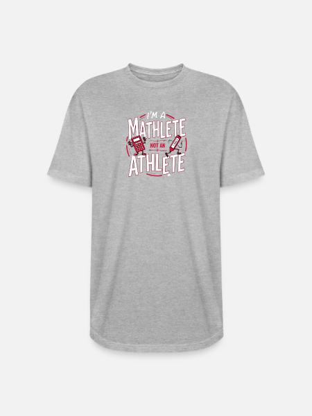 Maths Enthousiaste fanny design - Long Body Men’s T-Shirt - heather gray