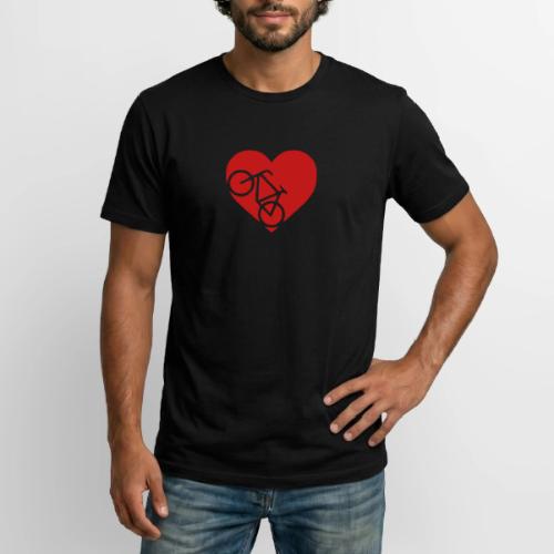 heart_bicycle_cutout - Long Body Men’s T-Shirt