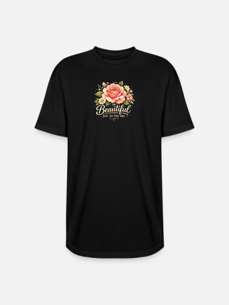 Unique Touch - Long Body Men’s T-Shirt - black