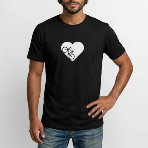 Bike in heart - Long Body Men’s T-Shirt