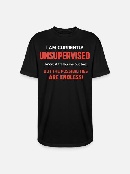 Endless Possibilities Unsupervised - Long Body Men’s T-Shirt - black