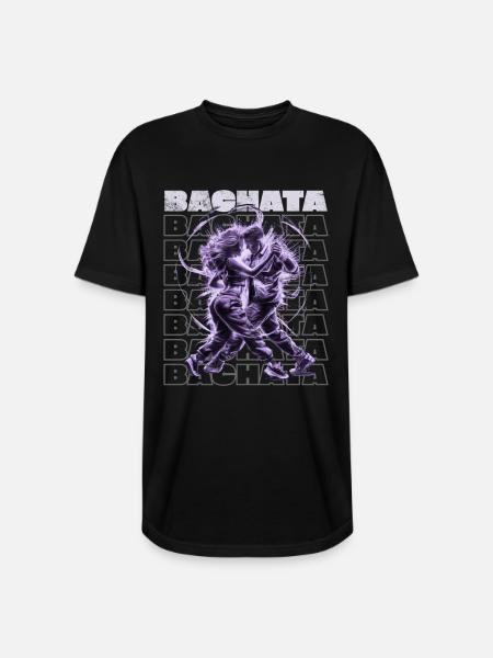 Sensual Latin Bachata Bachateros - Long Body Men’s T-Shirt - black