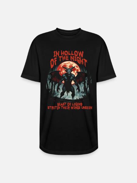 Jersey Devil Creature Mythological Creatures - Long Body Men’s T-Shirt - black