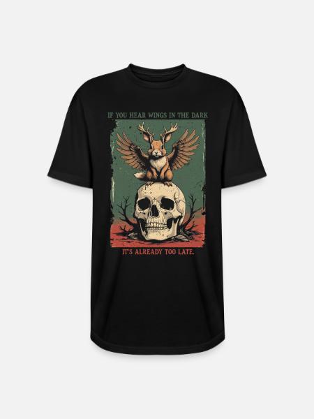 Wolpertinger Creature Mythological Creatures - Long Body Men’s T-Shirt - black