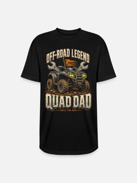 ATV Quad ATVs Quad Dad - Long Body Men’s T-Shirt - black