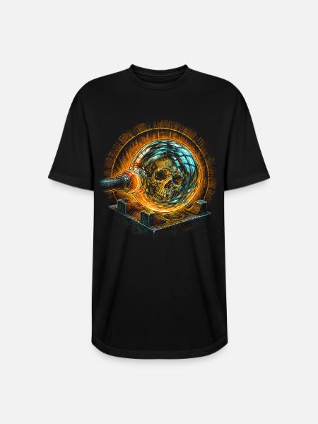 Glass Blowing - Long Body Men’s T-Shirt - black