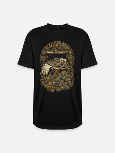Coin collector Numismatist - Long Body Men’s T-Shirt - black