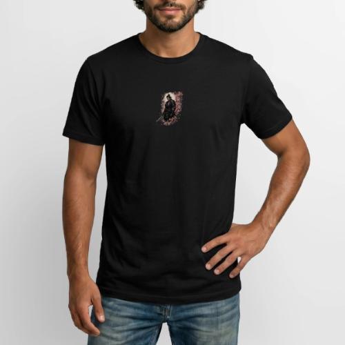 Samurai cherry blossoms - Long Body Men’s T-Shirt
