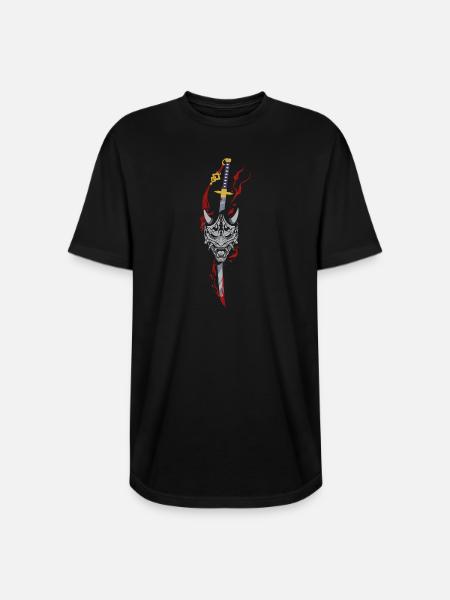 Demon’s Oath - Long Body Men’s T-Shirt - black