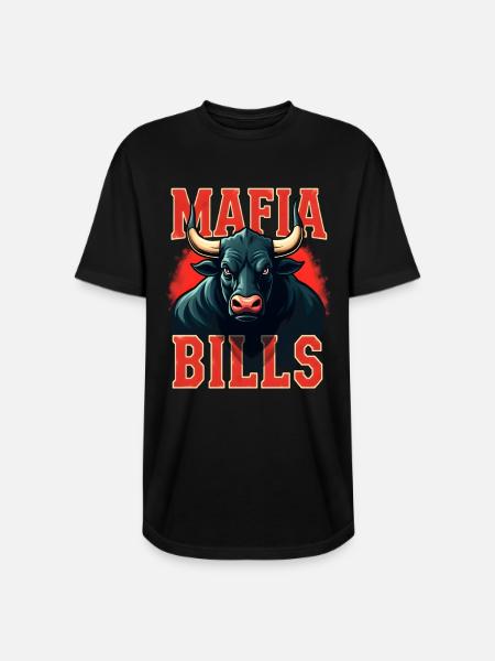 Mafia Bills - Long Body Men’s T-Shirt - black