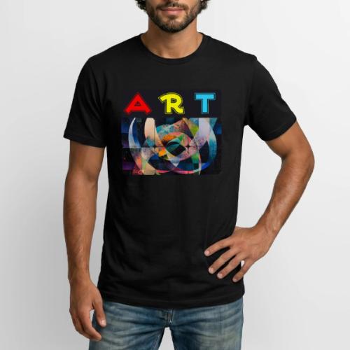 Art of Stripes and Shades - Long Body Men’s T-Shirt