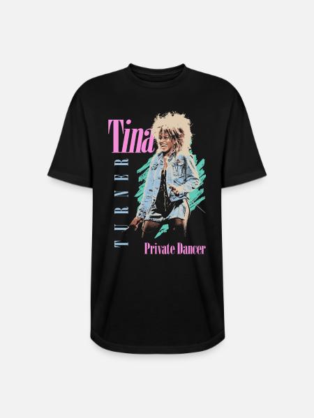 Tina Turner Private Dancer Design - Long Body Men’s T-Shirt - black