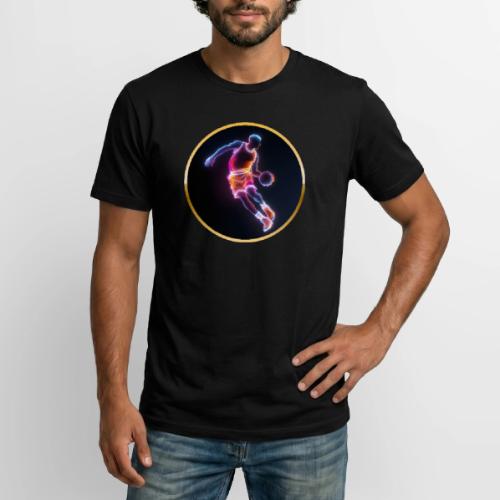 Neon Basketball Player - Long Body Men’s T-Shirt