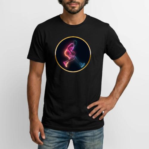 Basketball: Golden Court Glow - Long Body Men’s T-Shirt