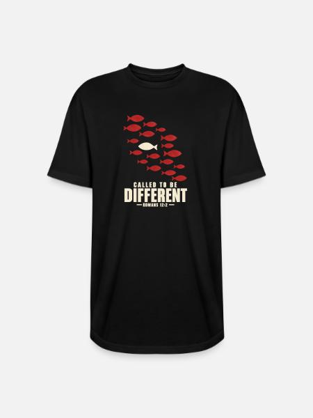 Called to Be Different - Long Body Men’s T-Shirt - black