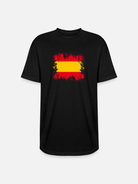 Espana Spain - Long Body Men’s T-Shirt - black
