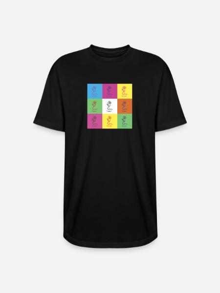 Microphone design - Long Body Men’s T-Shirt - black