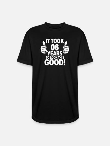 Six Years of Wellbeing Celebration - Long Body Men’s T-Shirt - black