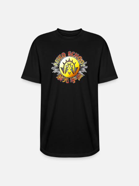 Reiko Daybreak School Emblem Sunrise - Long Body Men’s T-Shirt - black