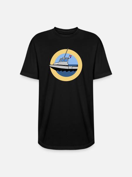 Scuba Boat - Long Body Men’s T-Shirt - black