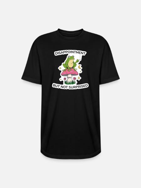 Disappointment But Not Surprised - Long Body Men’s T-Shirt - black