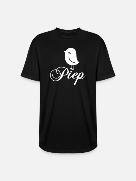 Sparrow “Piep” - Long Body Men’s T-Shirt - black