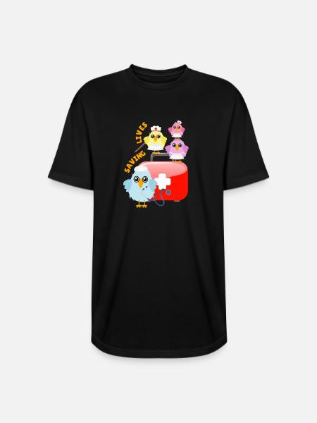 doctors_birds_medical_bag - Long Body Men’s T-Shirt - black